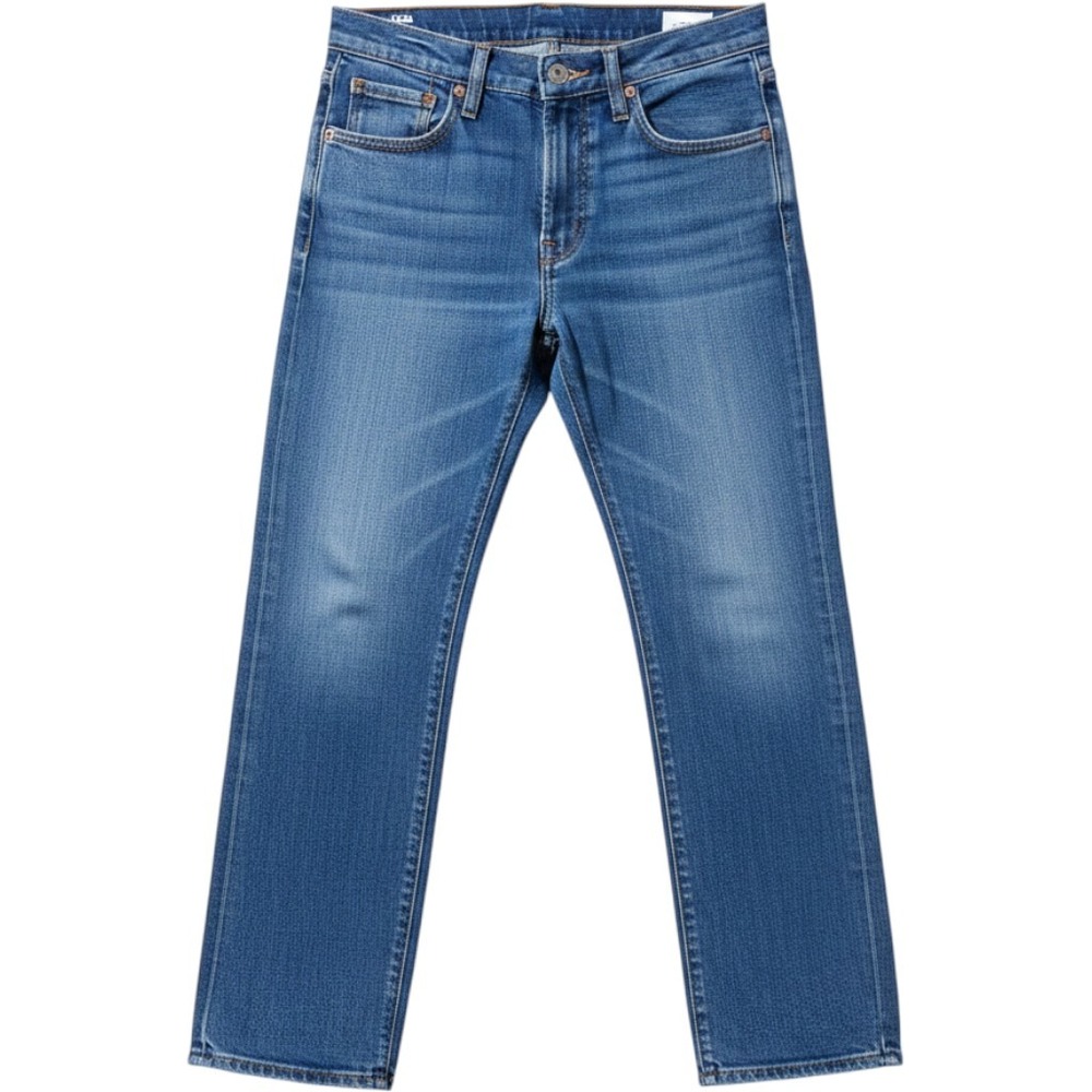 Abercrombie Kids 10 Horton Classic Straight Leg Jeans Medium Wash Blue Denim